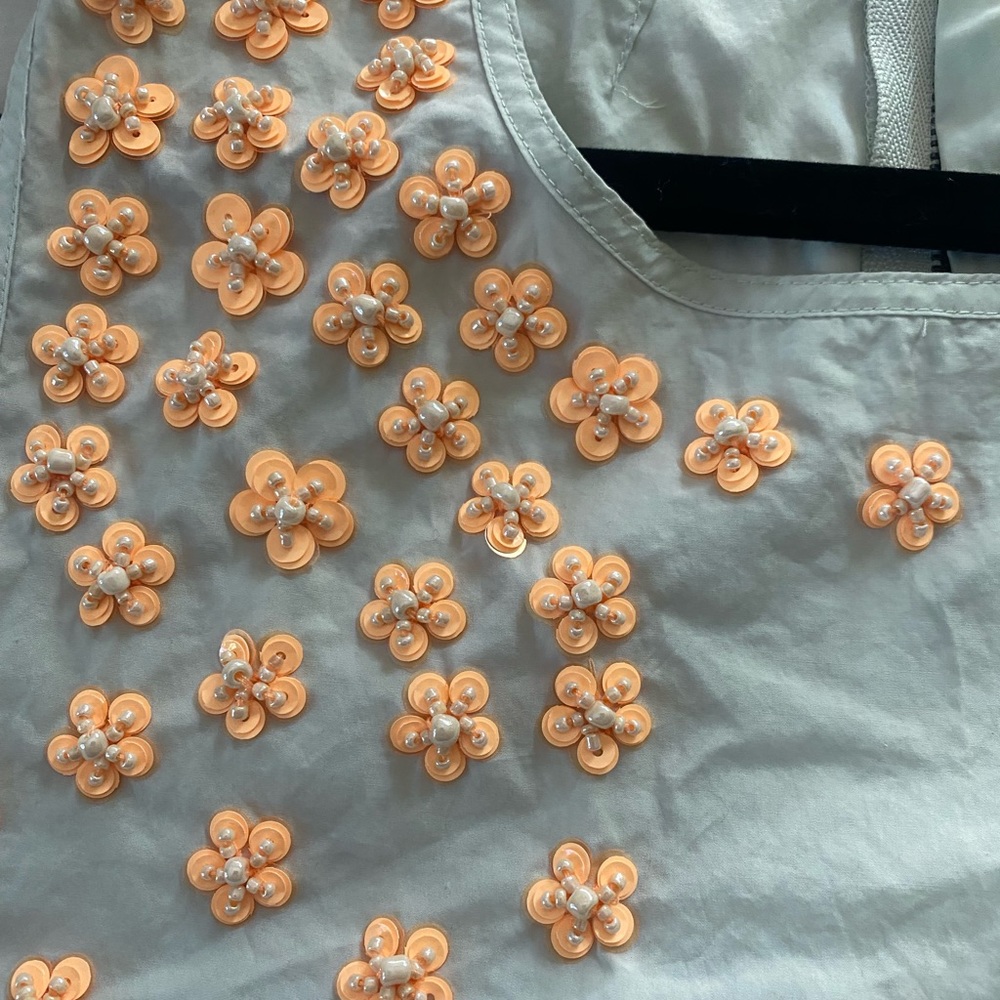 J Crew beaded blouse - Picture 2 of 4